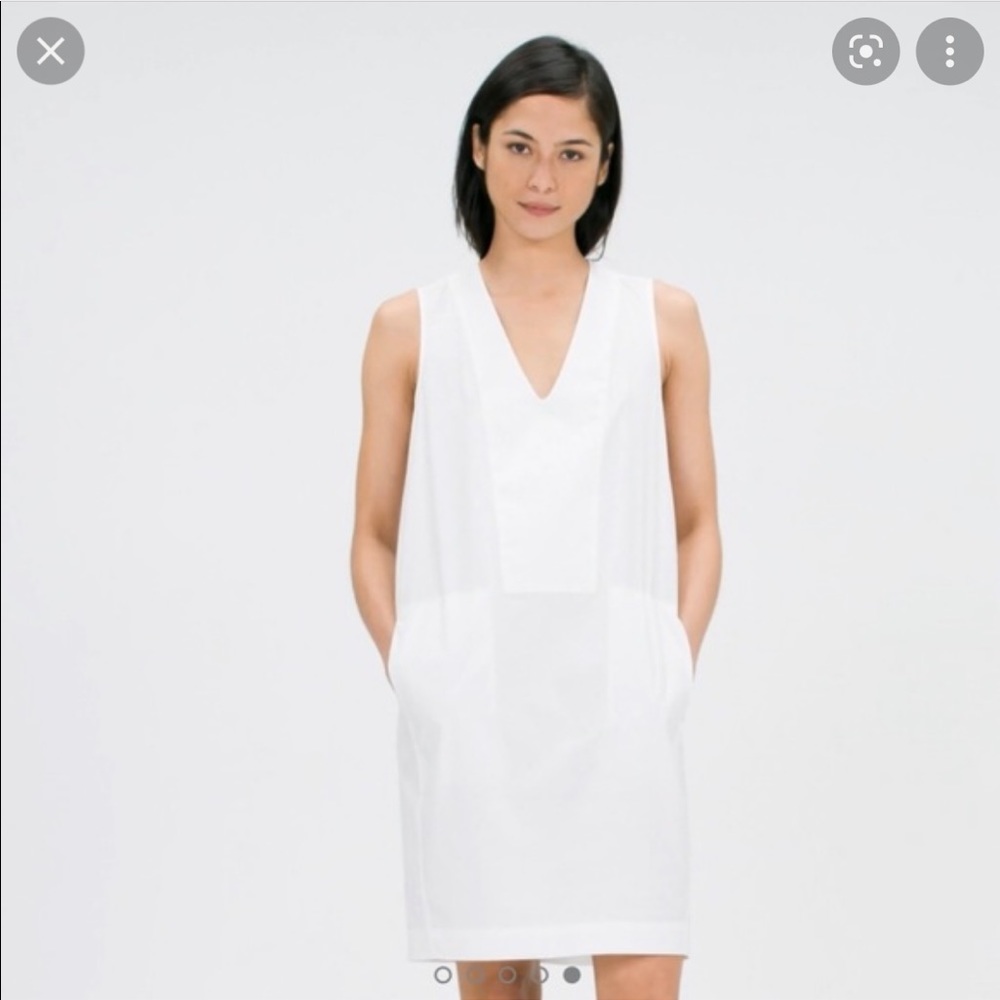 Everlane GoWeave White Tank Dress Sz0/XS